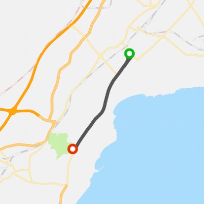 Lotus ~ Evergrande ~ Boat School walking route map in Hu Lu Dao Shi