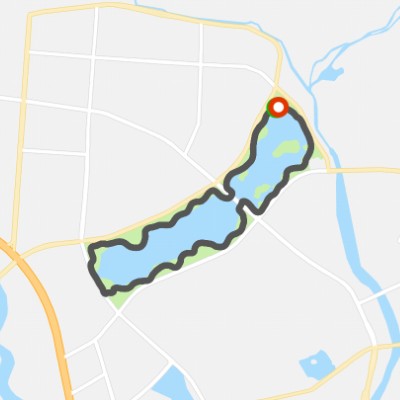 Zhong Shehua walking route map in Qing Yuan Shi