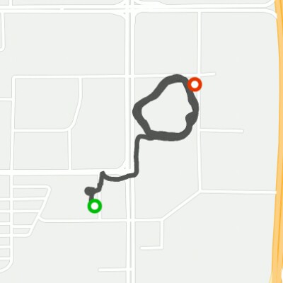 南香公园绕圈跑