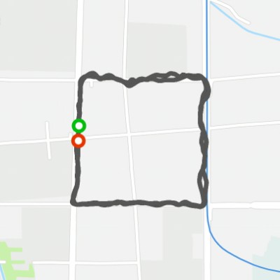 车比较多,可能会遇见一起跑的人