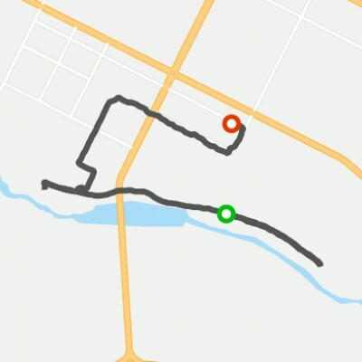 Huaxi Park walking route map in An Shan Shi