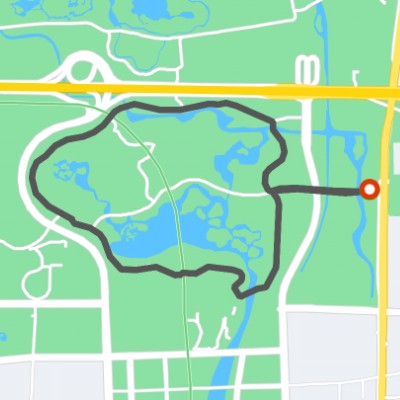 奥森南园东门进环五公里