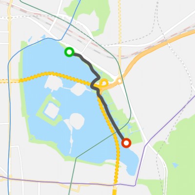 环湖路向东2.6公里，鱼人码头，折返跑。