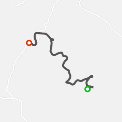 Big mountain road walking route map in Huang Gang Shi