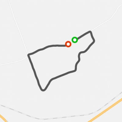 Five-kilometer route walking route map in Jing Men Shi