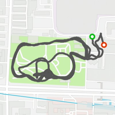 城中绿地，空气新鲜。